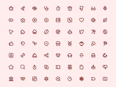Line Icons Presentation - Iconstica Icon Set free design free icons icon library icon set icons illustration line icons web icons