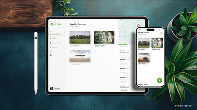 ECT Vision - Web & Mobile Application app branding dashboard design farming graphic design illustration minimal mobile responsive ui