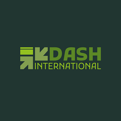 Dash international Logo Brand branding graphic design icon international logo logo logo typo logobrand logos typelogo ui vector