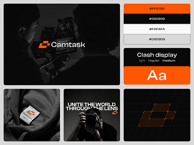 Camtask - Logo & Brand Identity brand design brand identity branding design logo logo design logotype visual identity