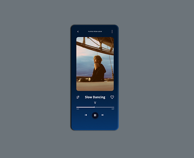 Music player screen music player ui ui uidesign user interface