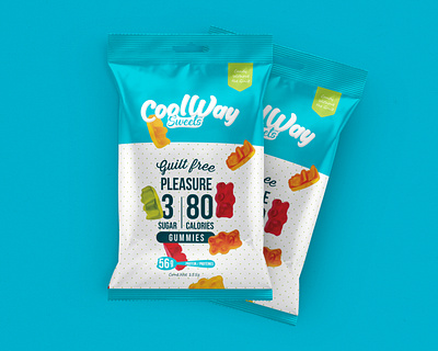 Cool Way 99design bestdesign blue branding coolway creativedesign design girls graphic design healthysweets illustration moondesign nutrientrich pastille packaging snaksmart sweetgummies