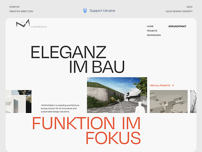 M.Architektur bureau website architecture branding colors design figma illustration landing page logo minimalist swiss typography ui ui design ui ux user interface ux ux design web web design website