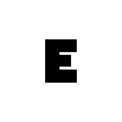 Letter E graphic design