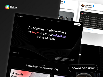 A.I Mistake a.i a.i mistake creative design ui ui kit web website