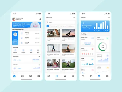Workout Tracking App Design app branding design graphic design interface landingpagedesign motion graphics ui ux