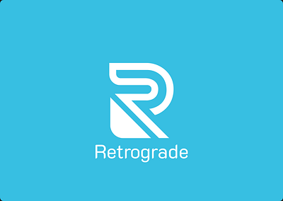 Retrograde branding graphic design logo
