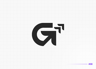 G + Growth logo concept g g grow logo g logo design