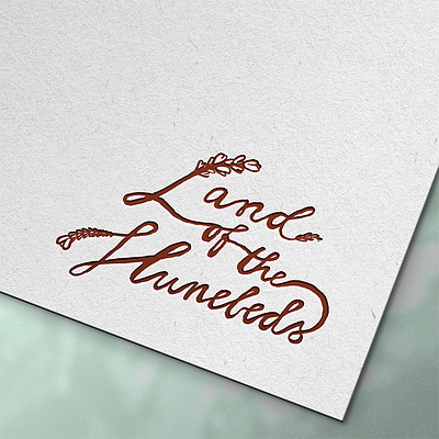 Land of the Hunebeds - Logo design branding elegant graphic design handlettering logo