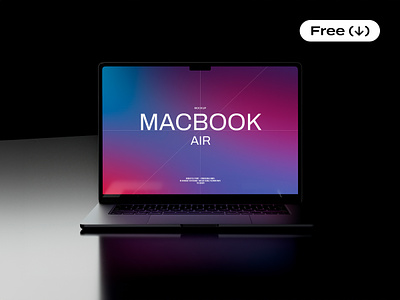 MacBook Air Mockup apple computer display download free freebie interface laptop mac macbook mockup notebook pixelbuddha psd realistic screen template ui