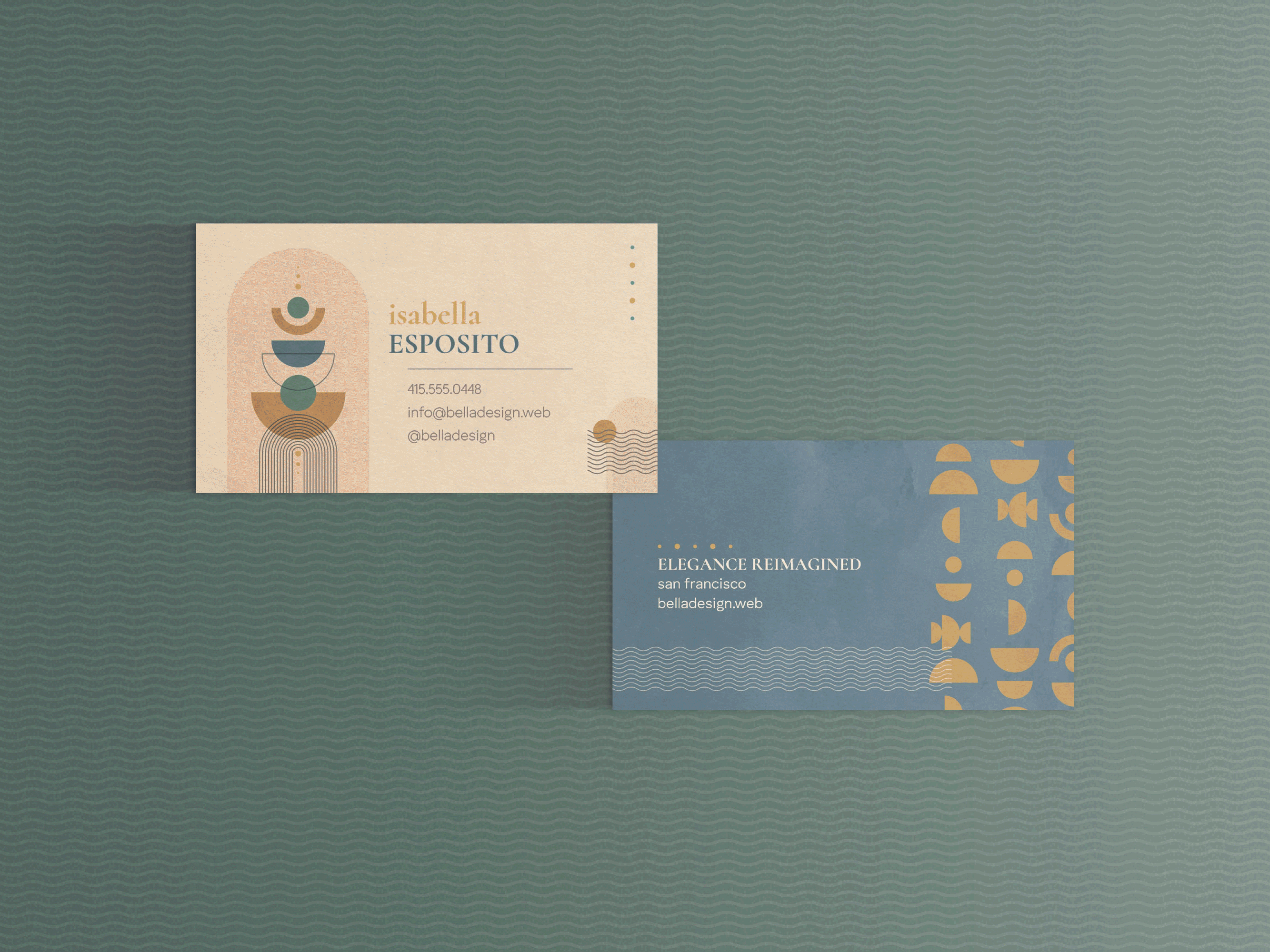 Totemic Shapes Business Card by Vista Product Creation on Dribbble