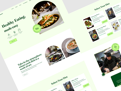 Healthcare food website design food health healthy healthy food menu restaurant uiux web design website