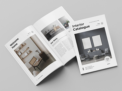 Home Interior Catalogue Template a4 agency architecture branding brochure business graphic design interior magazine