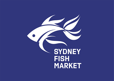 Sydney Fish Market Logo Design Proposal branding design graphic design illustration logo typography vector