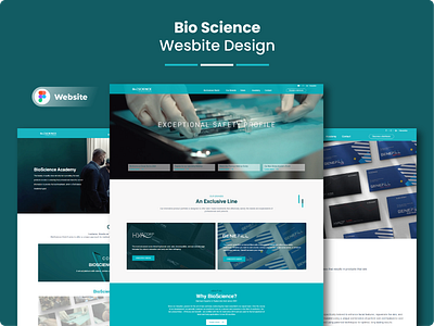 Bio Science Website Design bio design science ui design uiux ux design web design website