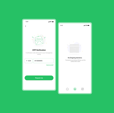 A Voting app ui