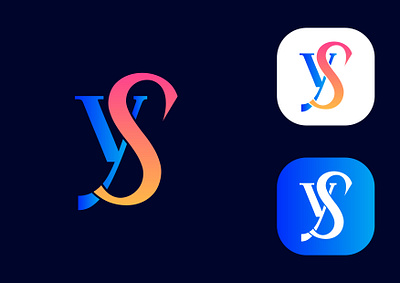 YS Monogram Logo Design icon icon logo sy logo ys creative log ys custom logo ys icon ys icon design ys log ys logo design ys monogram ys monogram logo design