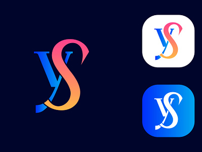 YS Monogram Logo Design icon icon logo sy logo ys creative log ys custom logo ys icon ys icon design ys log ys logo design ys monogram ys monogram logo design