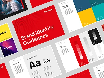 Operask Brand Identity Design brand identity brand value branding design illustrator photoshop