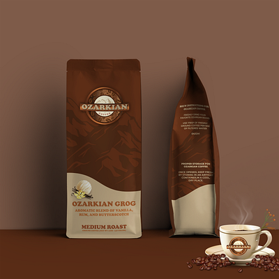 Coffee Packaging Design brand identity design branding coffee design illustrator packaging design photoshop