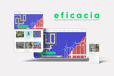 Eficacia Magazine design system mobile ui ui kit uiux design web