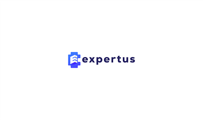 expertus branding graphic design logo logo design minimalist logo