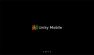 Unity Mobile branding logo logo design minimalist logo modern logo