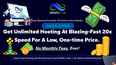 Infinite Hub Review - Get Unlimited Hosting At Blazing Fast 20x infinitehubuse