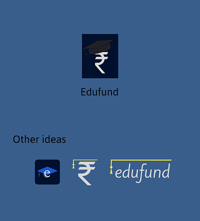 Edufund Logo app design application design application logo edufund logo illustration logo logo design ui ui design uiux uiux design ux design