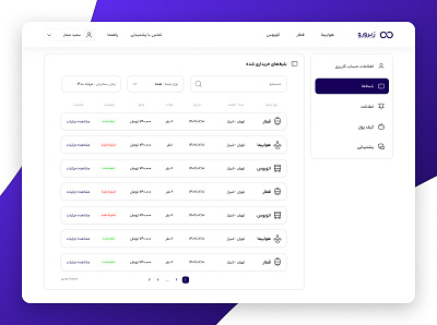 Booking Panel booking dashboard design panel product ticket ui ux