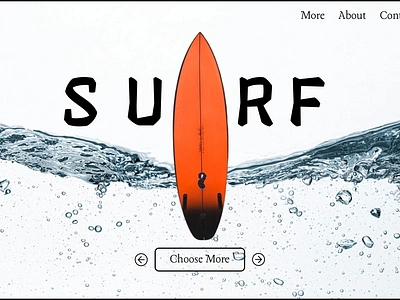 Surfing Website design figma graphic design landing page ui uiux webpage