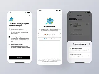 Tracking UI designs, themes, templates and downloadable graphic ...