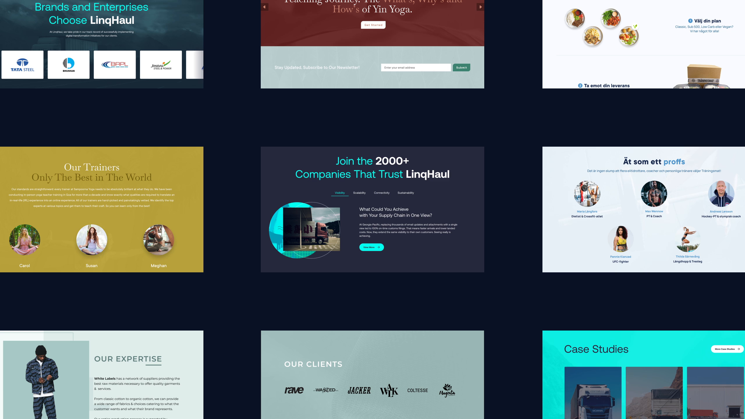 Example of Web And Mobile App Design