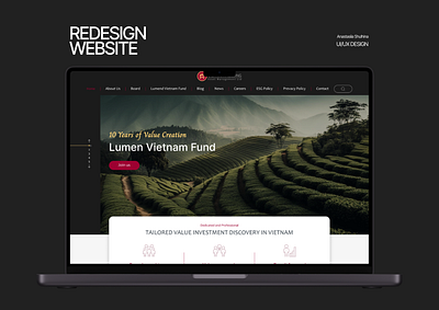 Website redesign brending investments mainpage redesign uiux webdesign
