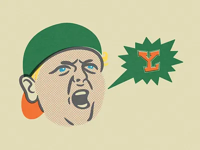 Ham is from Leones de Yucatán baseball beisbol digital illustration ham illustration illustrator leon leones leones de yucatan lion lions lmb movie nuestra pandilla the great bambino the sandlot vector vintage yucatan