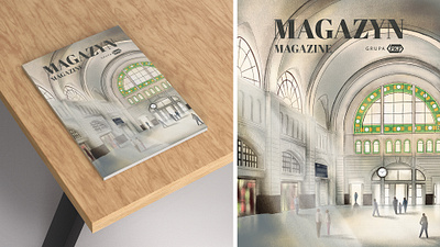 Magazine design design graphic design illustration
