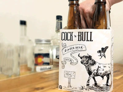 Cock n' Bull Packaging illustration packaging