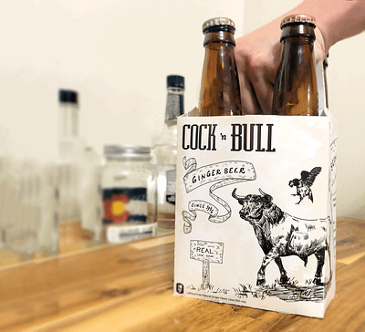 Cock n' Bull Packaging illustration packaging