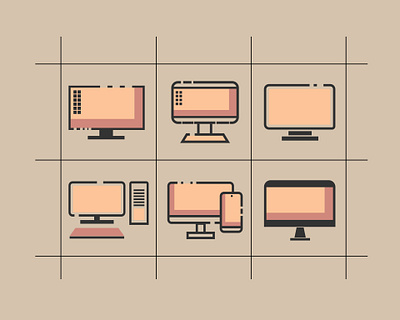 monitor icon vector asset graphic free download art digital draw free graphic graphic design graphic resources icon ilustration vector