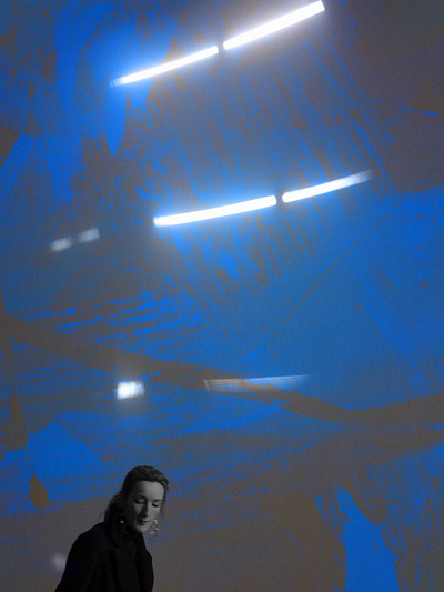Natural light abstract art artist blue concept digital art idea modernart visual