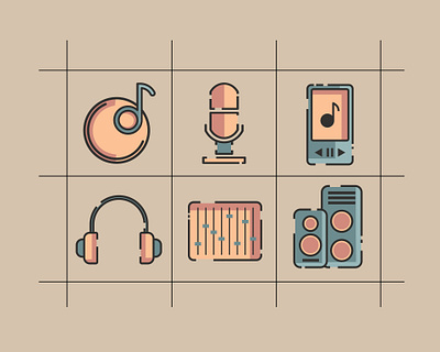 Music icon vector asset graphic free download microphone