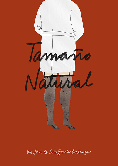Tamaño Natural film illustration poster