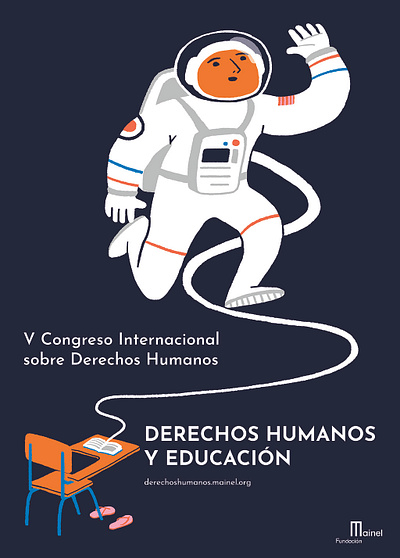 Derechos Humanos y Educación contest education illustration poster