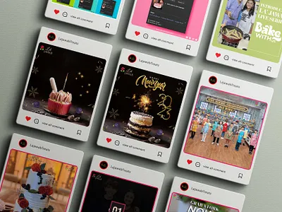 Lajawab Treat Social Media Design brand brand identity design branding design illustrator media photoshop post social social media social media design