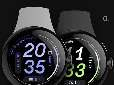 Perpetual ⌚ WFF Watch Face amoled watch faces amoledwatchfaces branding design google play pixel watch pixel watch 2 watch face format wear os
