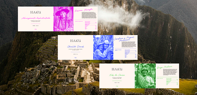 Haku - Packaging Labels branding design graphic design logo packaging typography vector