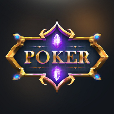 Magic Poker Title Design 3d design gaming graphic design igaming illustration logo poker title videogame