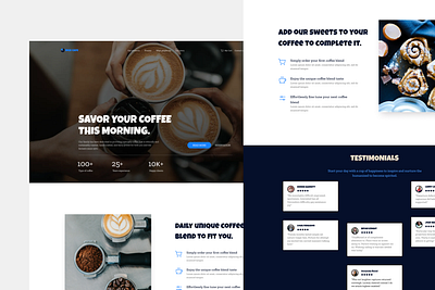 Nick Cafe Coffee Website cafe coffee coffee shop food identity marketing restaurant uiux web design website