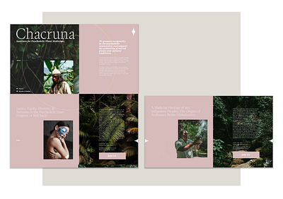 Chacruna Institute Mock Redesign branding graphic design ui ux web design