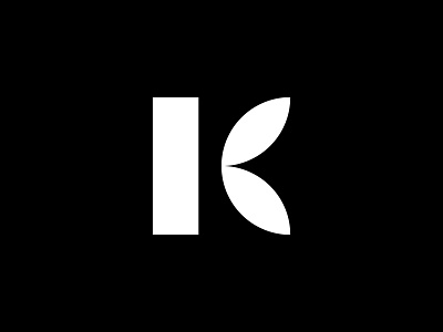 Letter K Logo Mark abstract design leaf letter lettermark logo logo design logo designer logodesign logomark logos mark minimal minimalist modern monogram simple symbol symbolic typography
